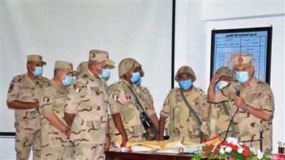  رئيس أركان الجيش يشهد المرحلة الرئيسية لمشروع تكتيكى  