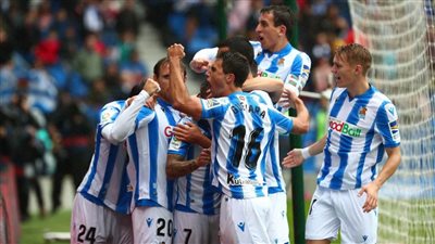 فوز ريال سوسييداد على خيتافي 3-صفر وتعادل هويسكا والتشي سلبيا بالليجا