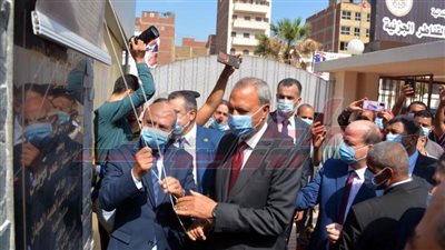 وزير العدل ومحافظ القليوبية يفتتحان محكمة شبين القناطر بعد تطويرها
