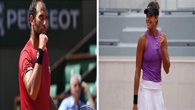 وزير الرياضة يستقبل ميار شريف ومحمد صفوت بطلي التنس غدًا