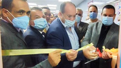 اللواء هشام آمنة يفتتح قسمي النساء والتوليد والأطفال بمستشفى رشيد