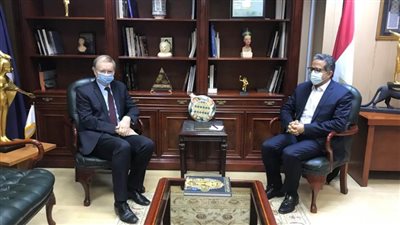 العناني يستقبل سفير الاتحاد الأوروبي 