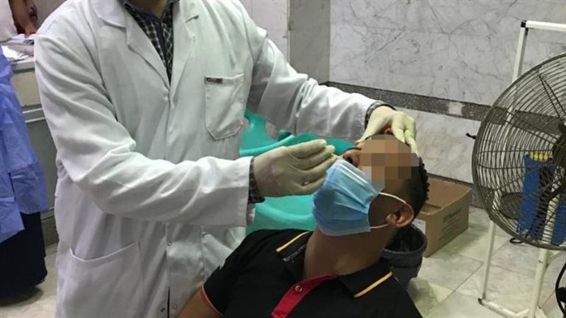 إجراء المسحات