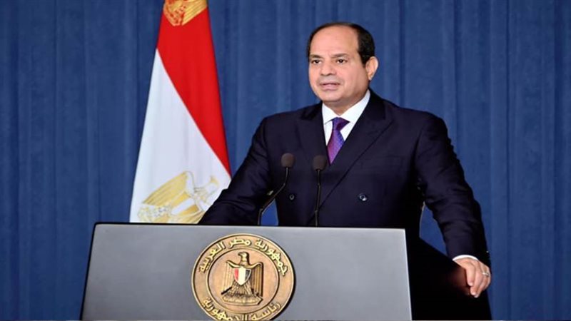 الرئيس السيسى خلال