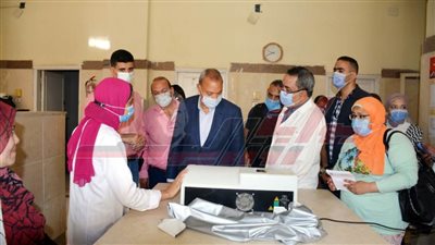 محافظ القليوبية فى جولة مفاجئة بمستشفى شبين القناطر المركزي