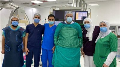 الرعاية الصحية: إجراء قسطرة مخية لمريضة مسنة ب 300 جنيه فقط