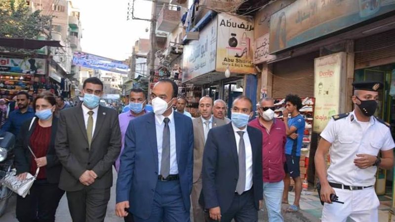 خلال حملة ازالة الاشغالات