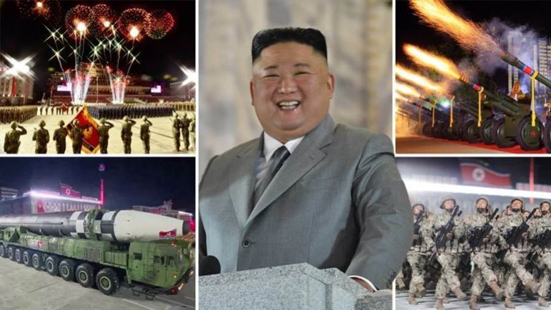 عرض عسكري كوري شمالي
