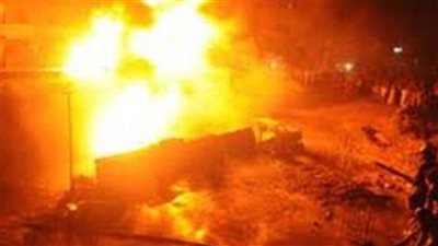 إصابة طفل في حريق مروع بشقة بـ