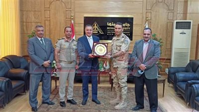 جامعة بنها تبحث سبل التعاون مع قوات الدفاع الشعبي