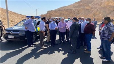 وزير التنمية المحلية ومحافظ الأقصر يتفقدان طريق وادي الملوك