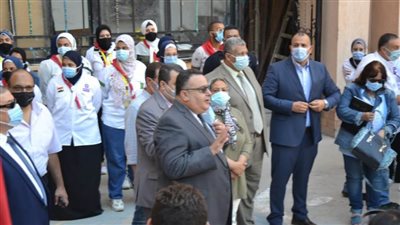 هشام جابر يتفقد كليات جامعة الإسكندرية