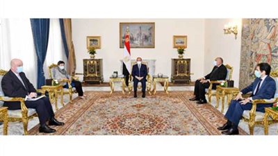 الرئيس السيسي يستقبل وزيرة الخارجية الإسبانية