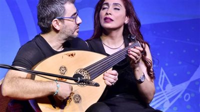 الثنائى دينا وغسان لأول مرة على العود الكهربائى بدار الأوبرا 