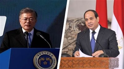 الرئيس السيسي يبحث هاتفيا مع نظيره الكوري الجنوبي دعم الشراكة بين البلدين