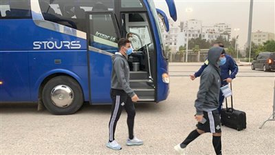 بيراميدز يصل ملعب محمد الخامس لمواجهة حوريا 