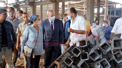 وزيرة البيئة ومحافظ القليوبية يتفقدان المنشآت الصناعية بـ