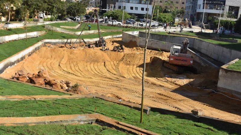 تنفيذ المناسيب والمنحدرات