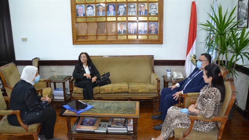 وفد جامعة إلاسكندرية