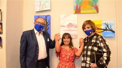 معرض فني لملتقى أولادنا لفنون ذوي القدرات الخاصة