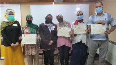 التنمية المحلية: تخريج 105 متدربين على المهارات الإدارية بمركز سقارة