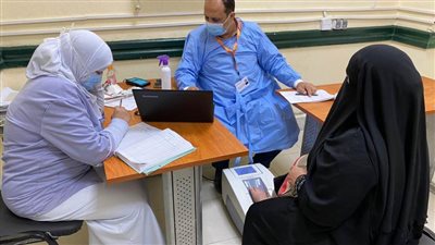 الرعاية الصحية تفحص ١١١٤ سيدة ضمن مبادرة 