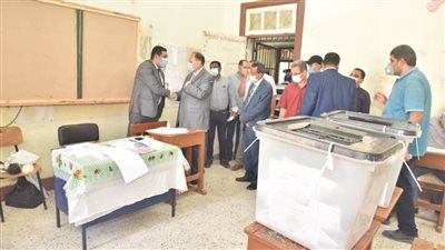 محافظ أسيوط يتفقد بعض مقار اللجان الانتخابية