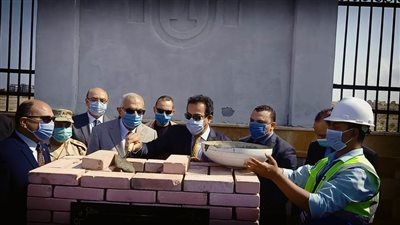 وزير التعليم العالي يضع حجر أساس جامعة المنصورة الأهلية