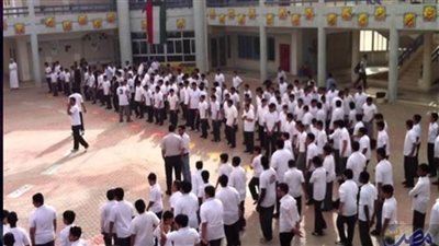 إلغاء الطابور المدرسى ببعض مدارس القاهرة 