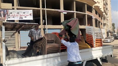 رفع وإزالة ٣٣٨ حالة إشغال طريق مخالفة فى حملة بدمنهور