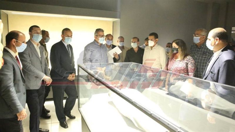 وزير الأثار يتفقد