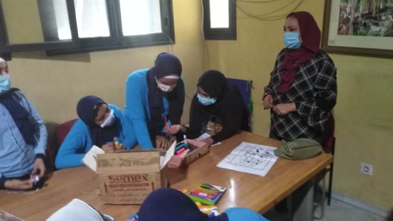 جانب من الورش