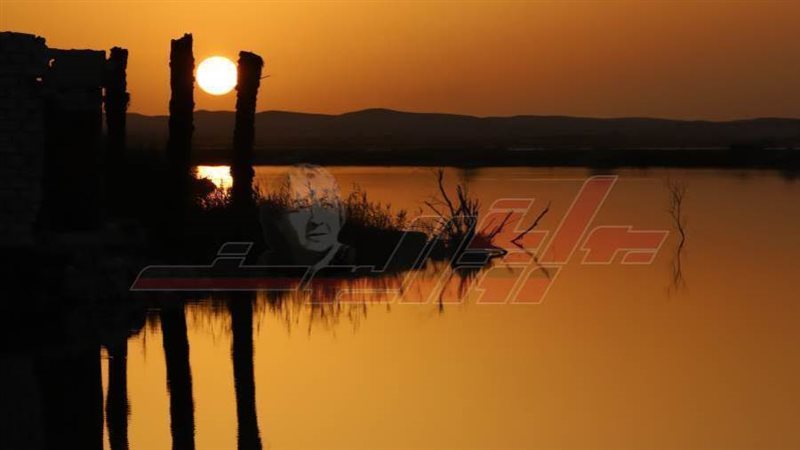 غروب الشمس من جزيرة