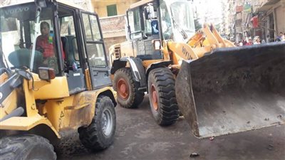 تنفيذ حملات إزالة مكبرة بشارع القاهرة 