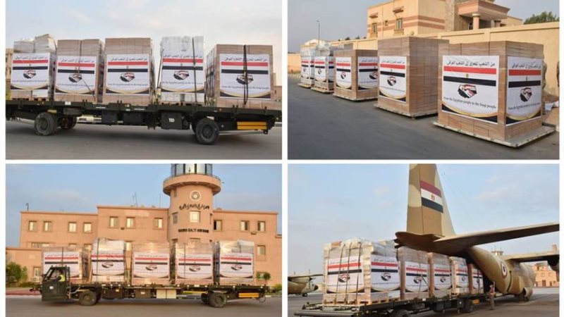 مساعدات مصرية للعراق