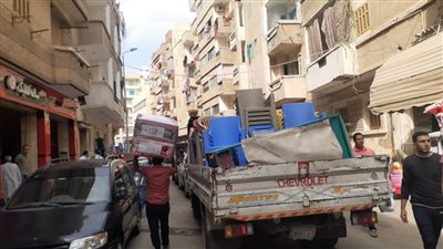 رفع وإزالة ٤٩٥ حالة إشغال طريق وغلق مقهى بالبحيرة
