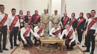 طلاب جامعة كفر الشيخ يشاركون في افتتاح المتحف القومي