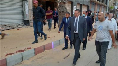 محافظ البحيرة يتفقد أعمال تطوير وتجميل شارع عبد السلام الشاذلي بدمنهور