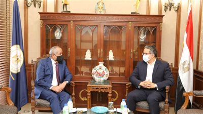 العناني يستقبل وزير الإعلام الأردني قبل استلام مهام منصبه