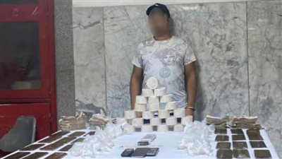 ضبط 9 كيلو هيروين وحشيش بحوزة عنصر إجرامي بالإسكندرية