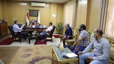 نائب محافظ الوادي الجديد تستقبل وفد الشركة اليونانية  لتنفيذ مشروع زراعي 