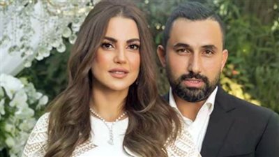 الصور الأولى من عقد قران الفنانة درة