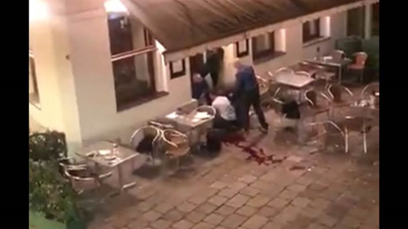 إطلاق نار في وسط