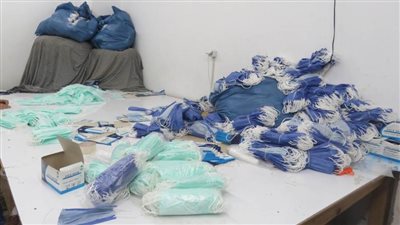 التحفظ على 4 آلاف كمامة مجهولة في الإسكندرية