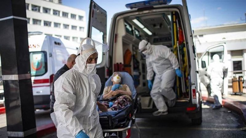 اصابات كورونا حول