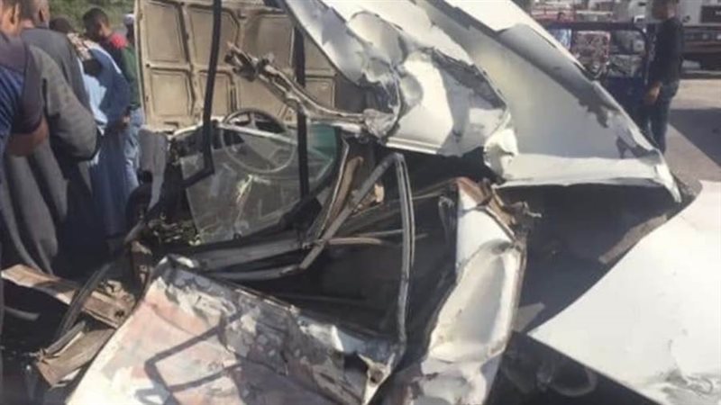 حادث التصادم بأسيوط