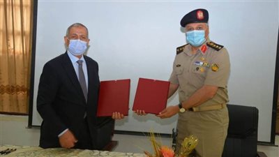 جهاز الرياضة للقوات المسلحة يوقع بروتوكول تعاون مع الأكاديمية العربية للعلوم والتكنولوجيا 