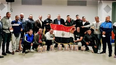 عودة منتخب مصر لكمال الأجسام بعد تحقيقه نتائج متميزة ببطولة العالم بإسبانيا