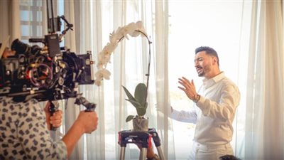 حمادة هلال ينتهي من تصوير كليب 