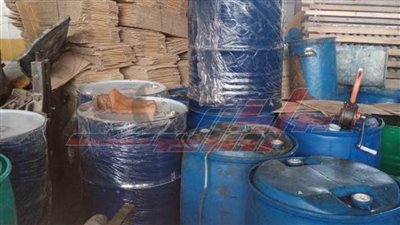 المنوفية: ضبط مصنع لإنتاج الصابون والتحفظ على 5 طن زيوت مجهولة